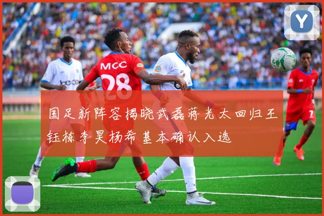 国足新阵容揭晓武磊蒋光太回归王钰栋李昊杨希基本确认入选